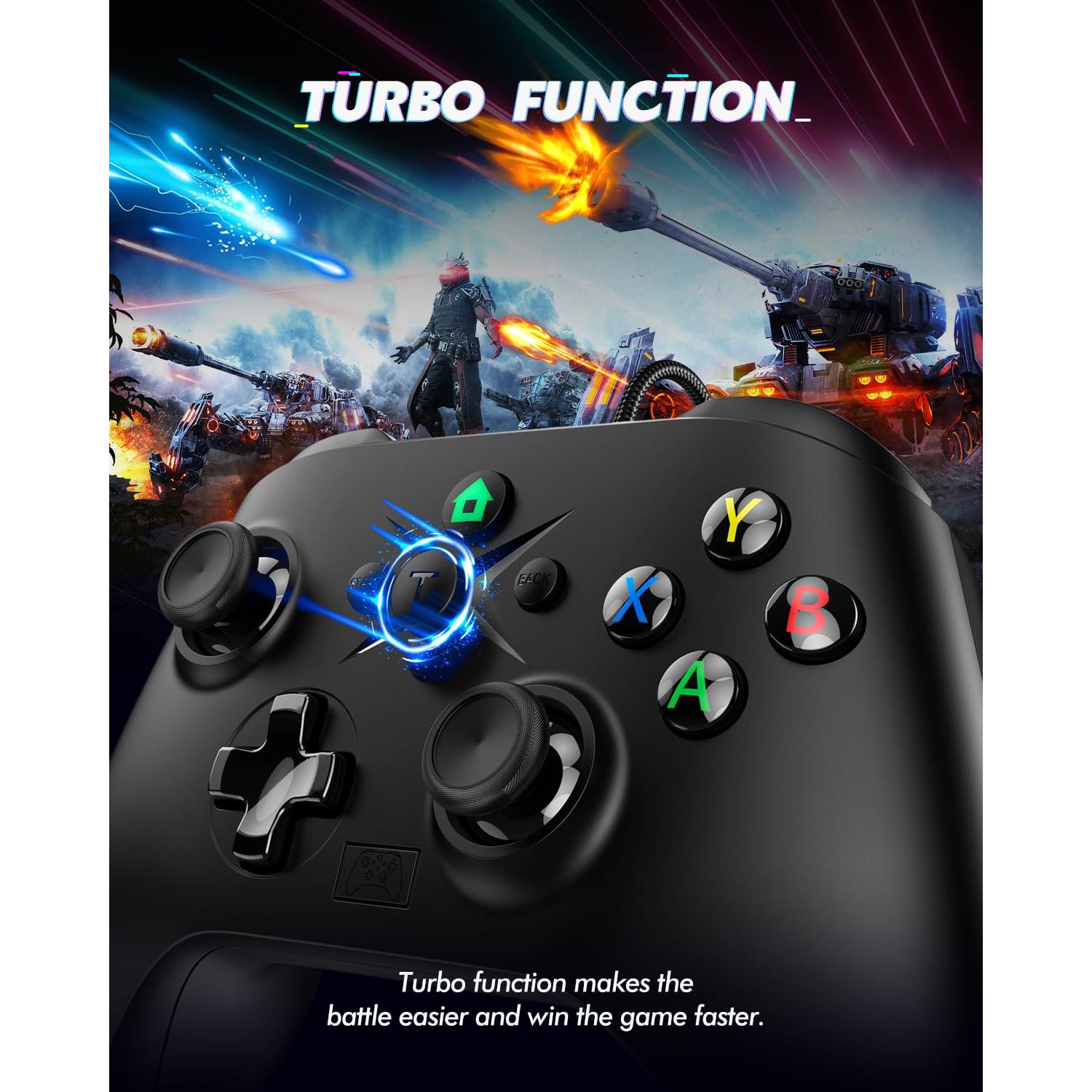 Controlador de Juego Con Cable UNIHOW para PC y Switch