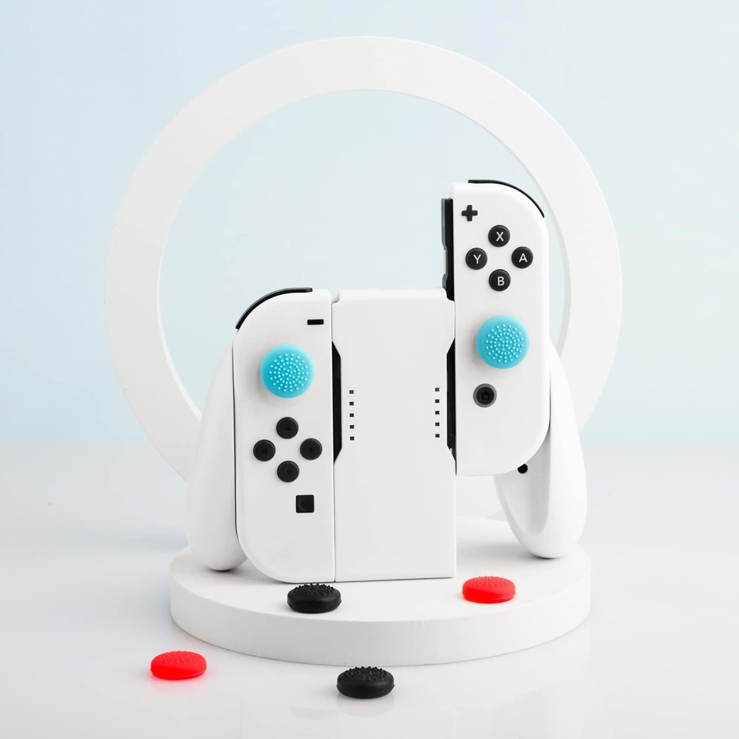 Agarre de Carga Joycon GLDRAM para Nintendo Switch - Blanco