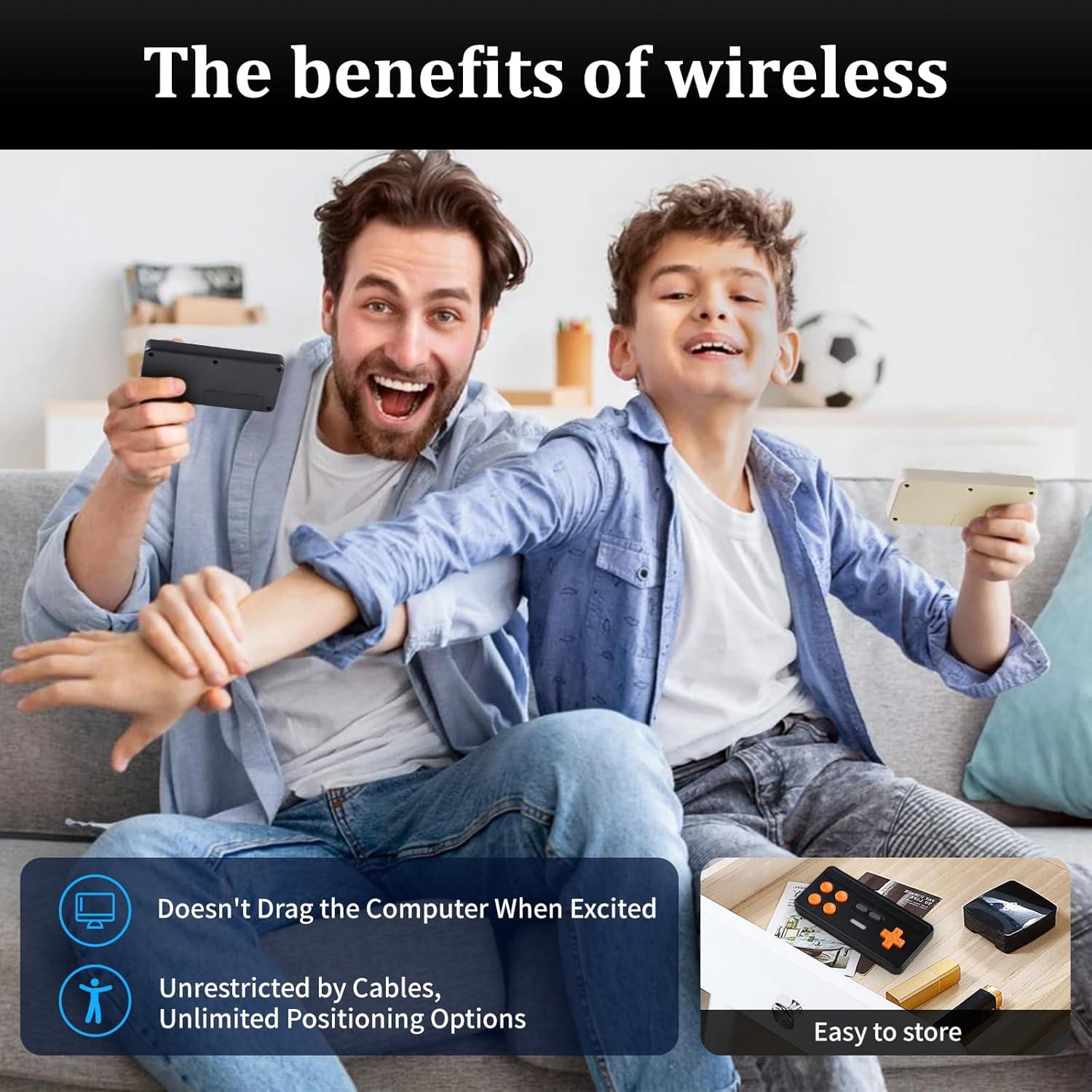 Controlador Inalámbrico BFTDjanus 2 Pack para Juegos Retro