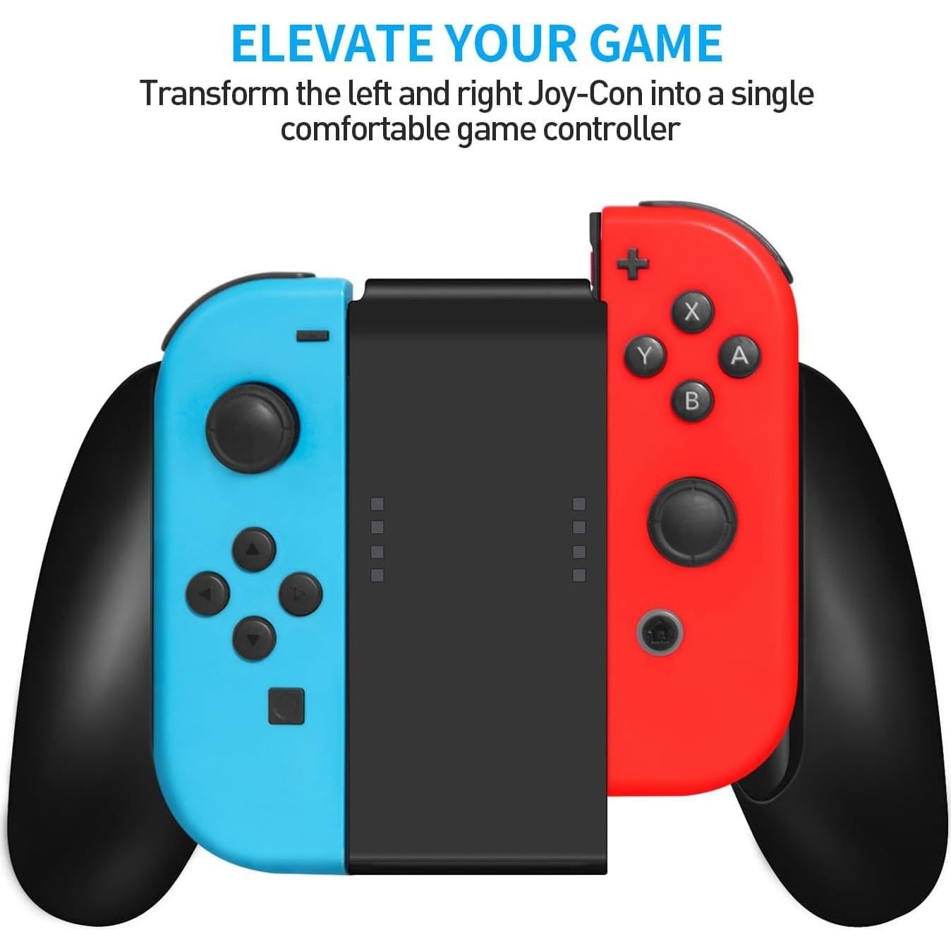 Cargador Joy-Con SENBOMA con Agarre y Soporte USB