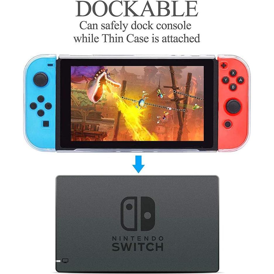 Funda Transparente LNtech 3 en 1 para Nintendo Switch