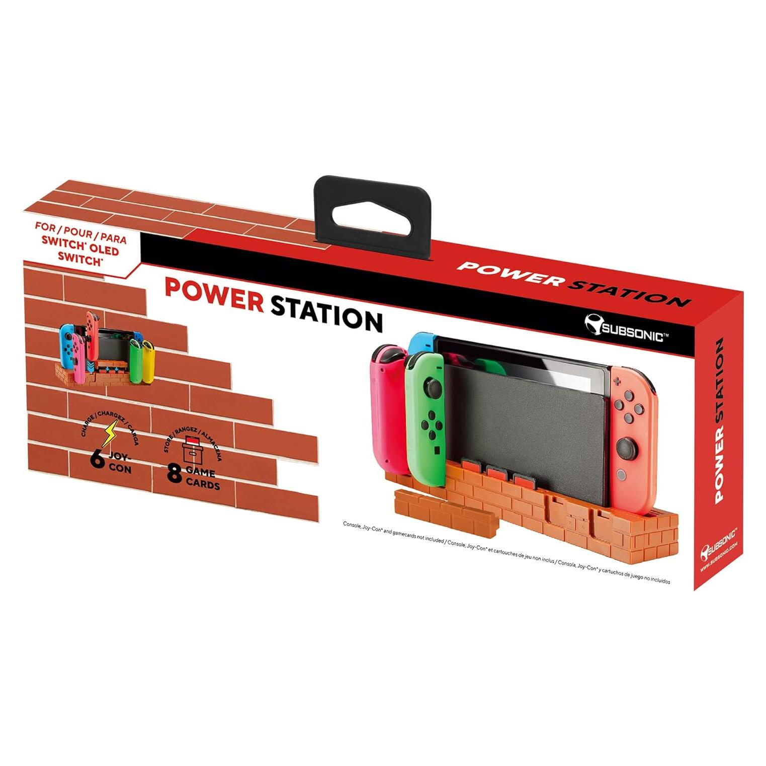 Estación de Carga y Almacenamiento Subsonic para Nintendo Switch