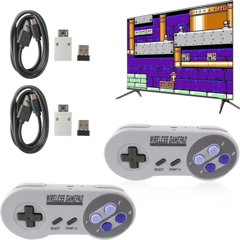 Controlador Inalámbrico Gxcdizx para Mini SNES/NES USB