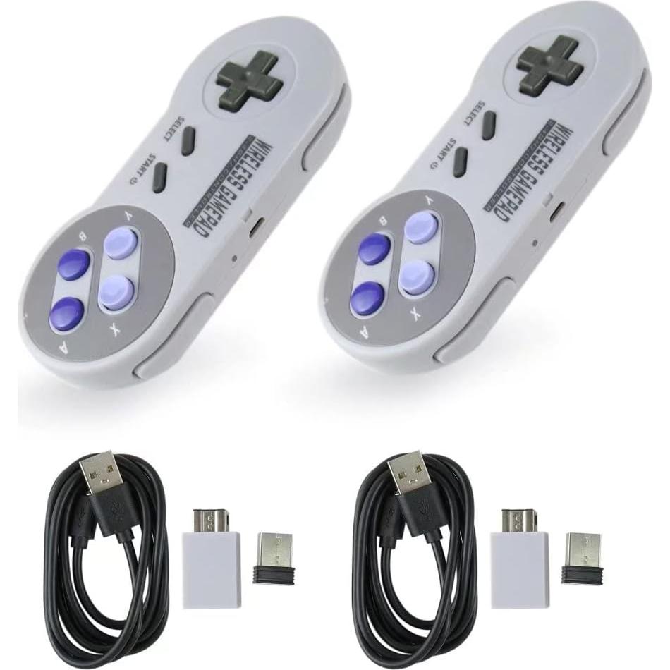 Controlador Inalámbrico Gxcdizx para Mini SNES/NES USB
