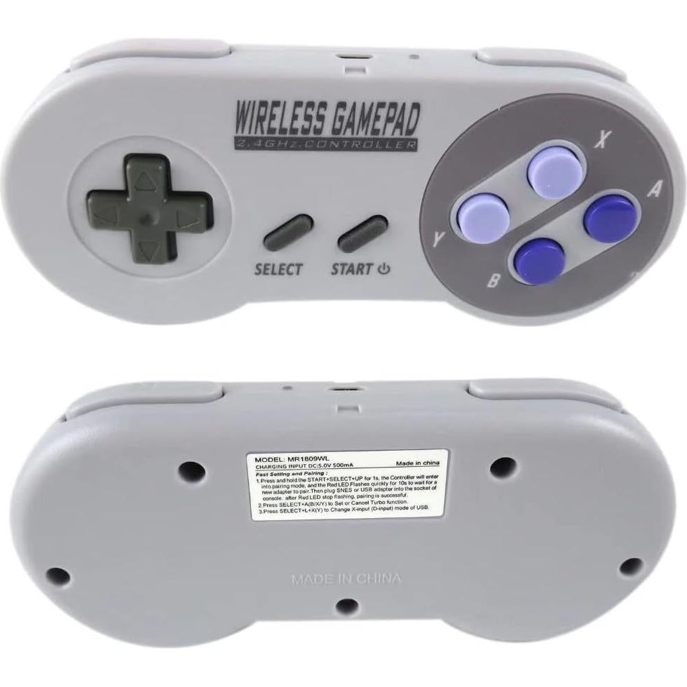 Controlador Inalámbrico Gxcdizx para Mini SNES/NES USB
