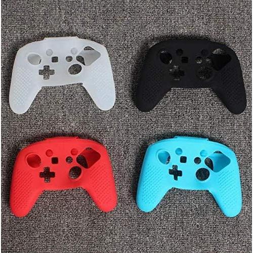 Funda Silicona Nintendo Switch Pro Azul 3 en 1 con Tapas