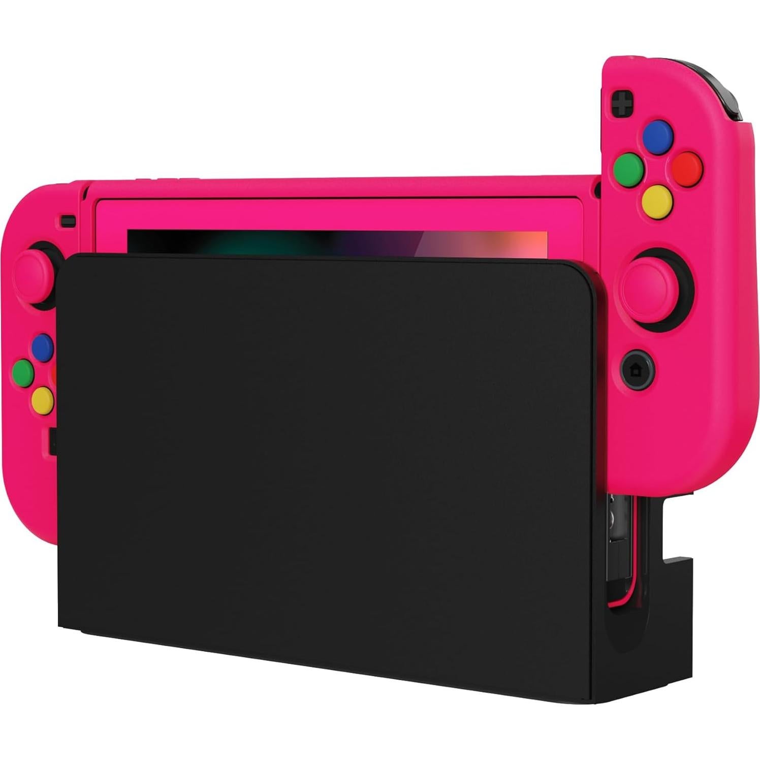 Funda Protectora PlayVital para Nintendo Switch Rosa