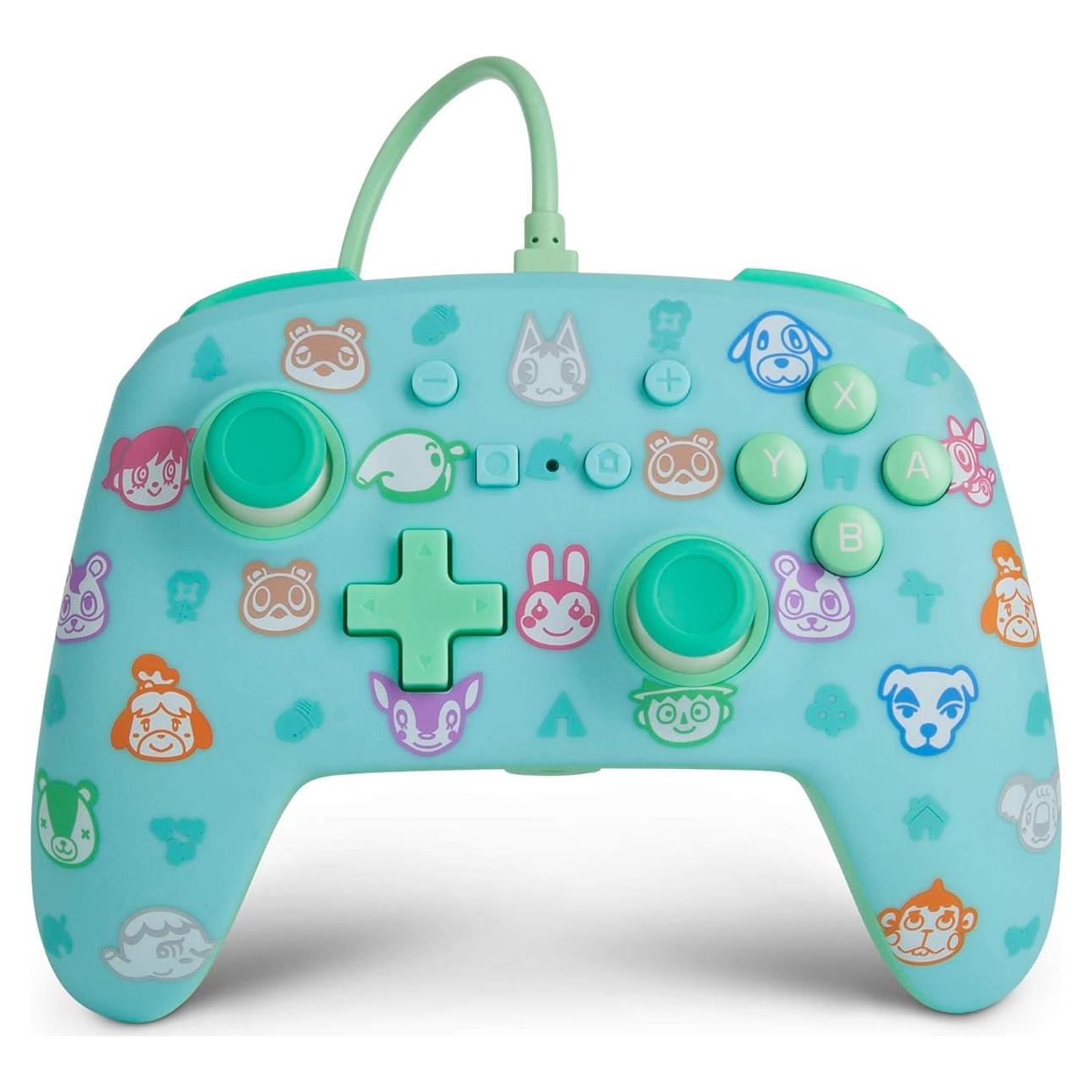 Controlador con cable PowerA para Nintendo Switch - Animal Crossing