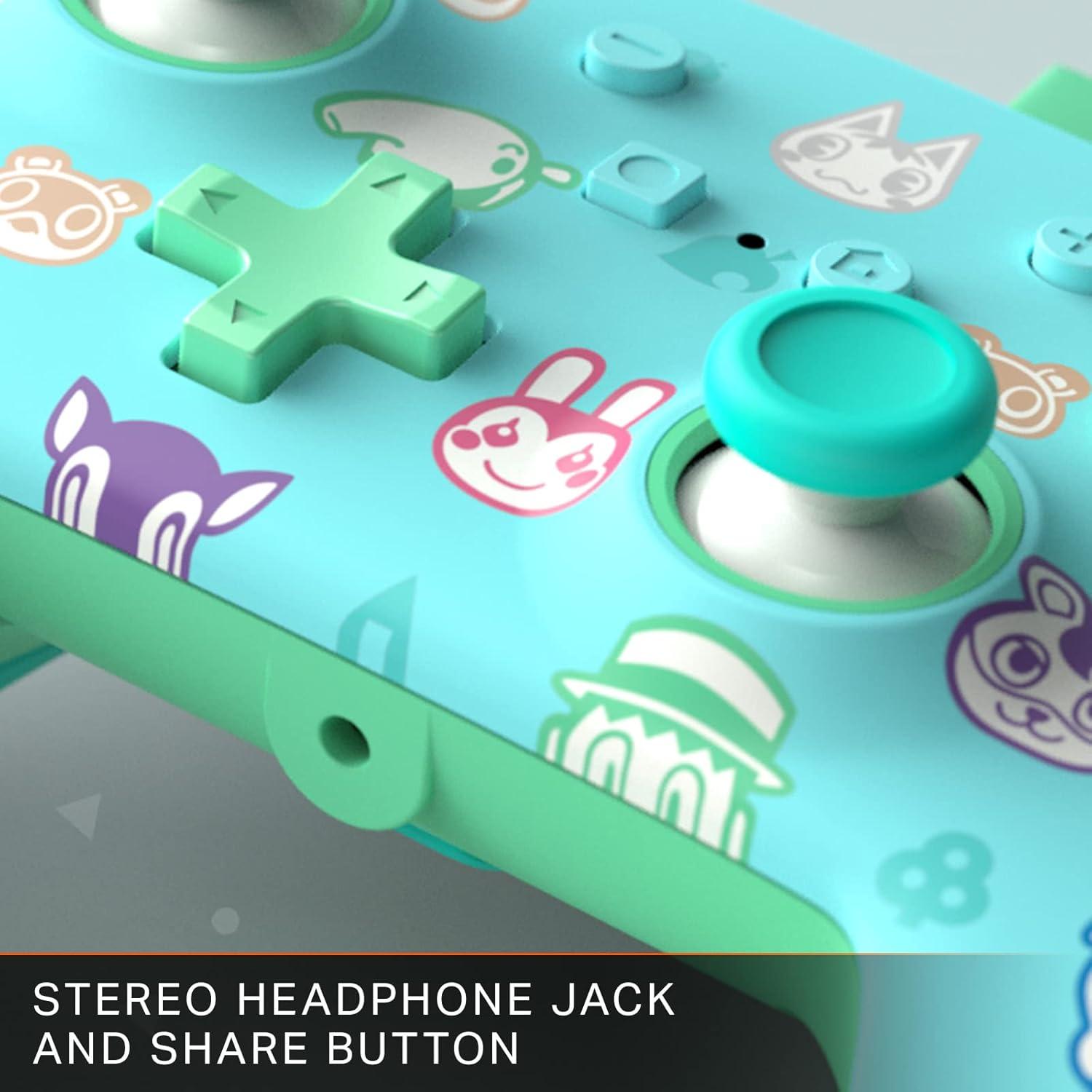 Controlador con cable PowerA para Nintendo Switch - Animal Crossing