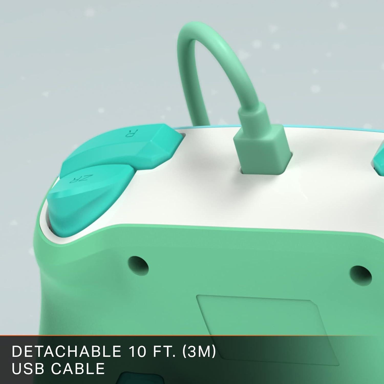 Controlador con cable PowerA para Nintendo Switch - Animal Crossing