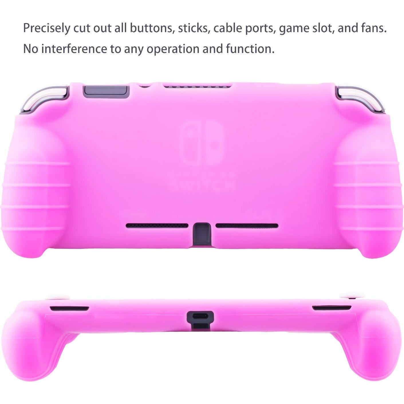 Funda de Silicona YoRHa para Nintendo Switch Lite Rosa