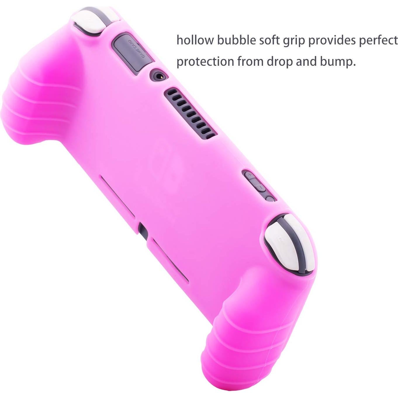 Funda de Silicona YoRHa para Nintendo Switch Lite Rosa