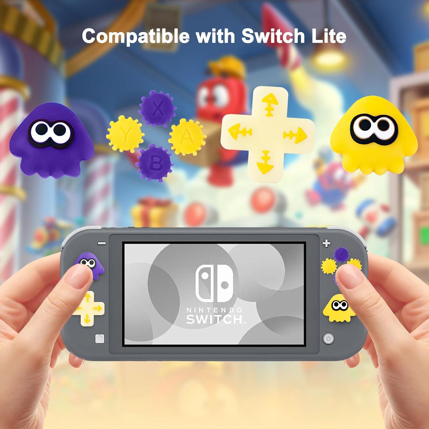 Tapas de Joystick para Nintendo Switch Lite AUDHEID - Silicona