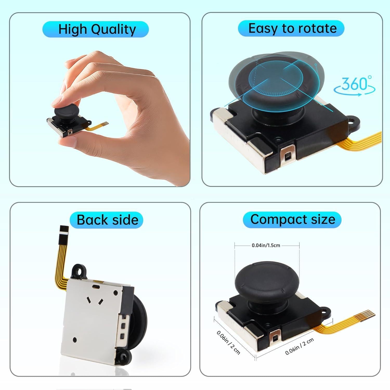 Joystick Joycon Intec Gaming G3648 Sin Deriva 2 Piezas