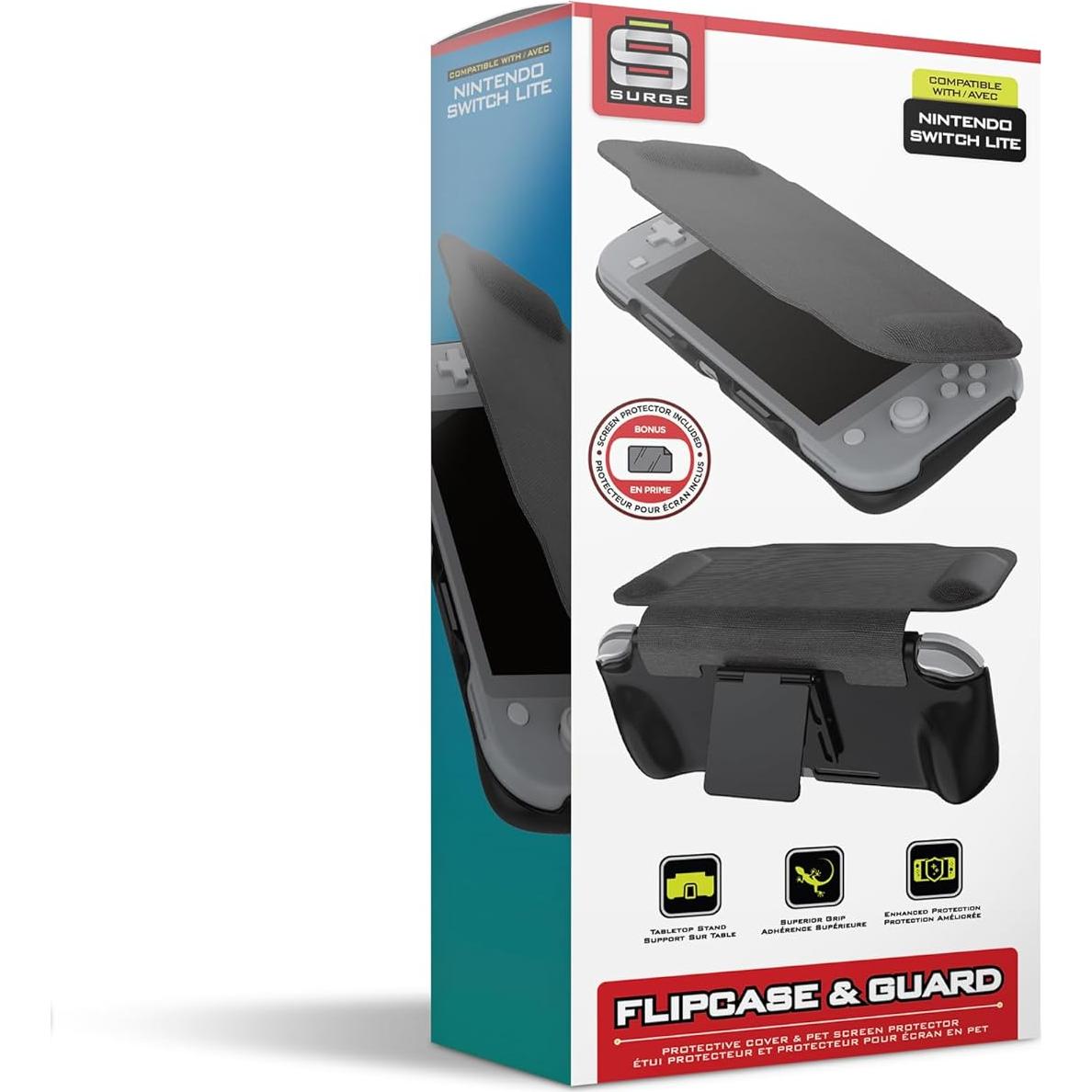 Funda Plegable Surge para Nintendo Switch Lite - Gris