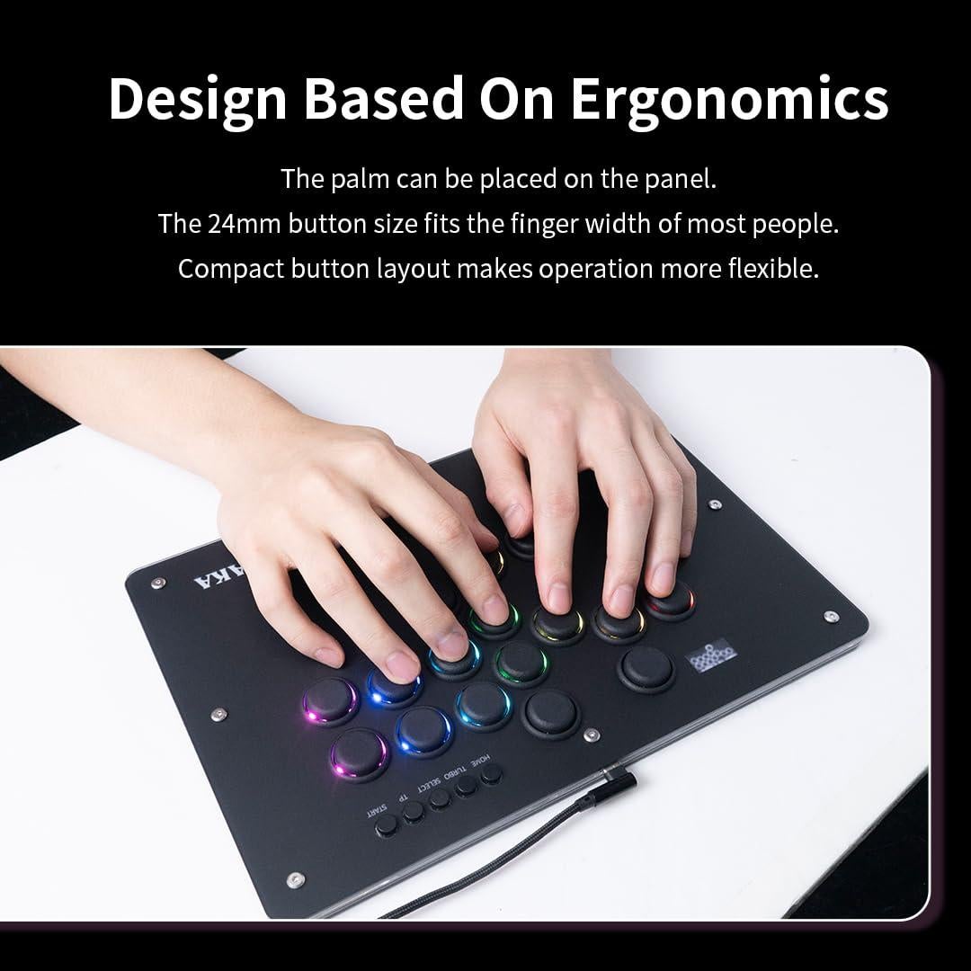 Controlador Arcade TIKITAKA Deluxe16B con Teclas de Nylon