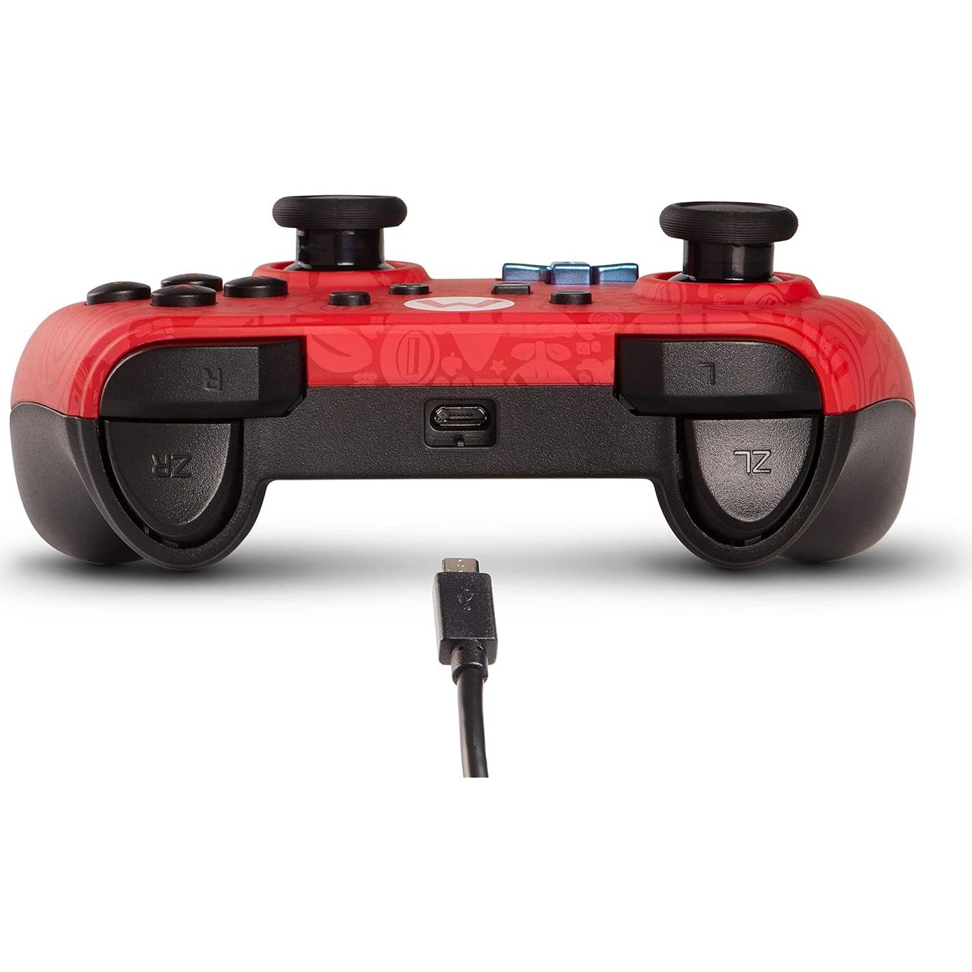 Controlador con cable PowerA Mario para Nintendo Switch