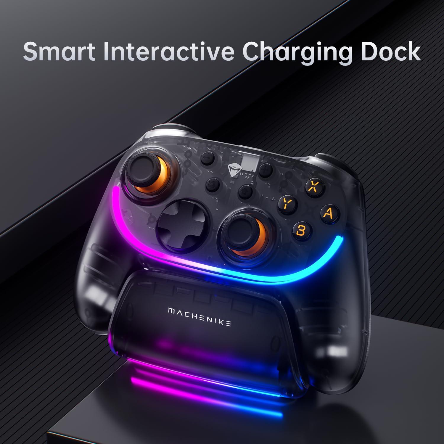 Controlador Inalámbrico Machenike S3 para Switch y PC - RGB