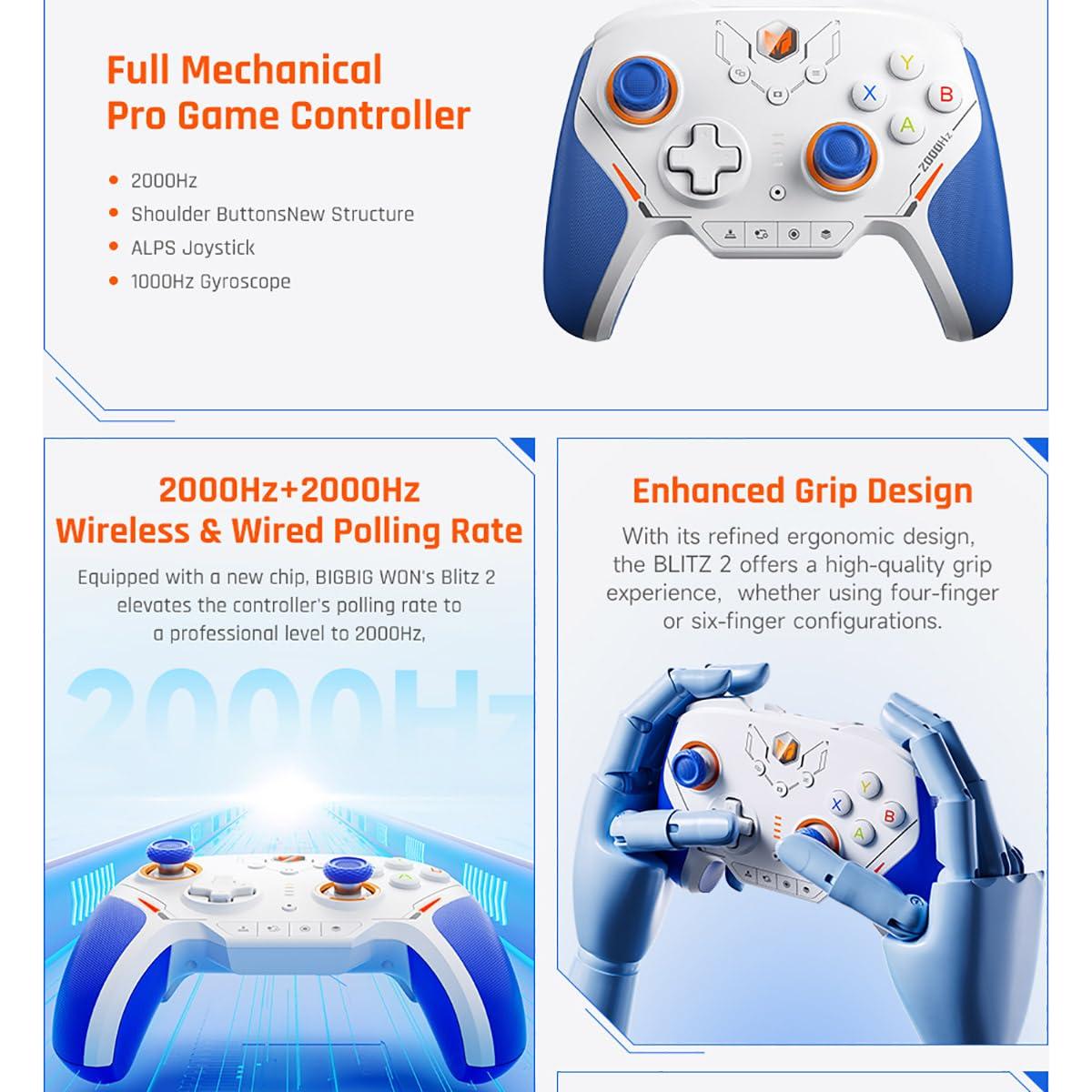 Controlador de Videojuego BIGBIG WON Blitz 2 Pro Inalámbrico