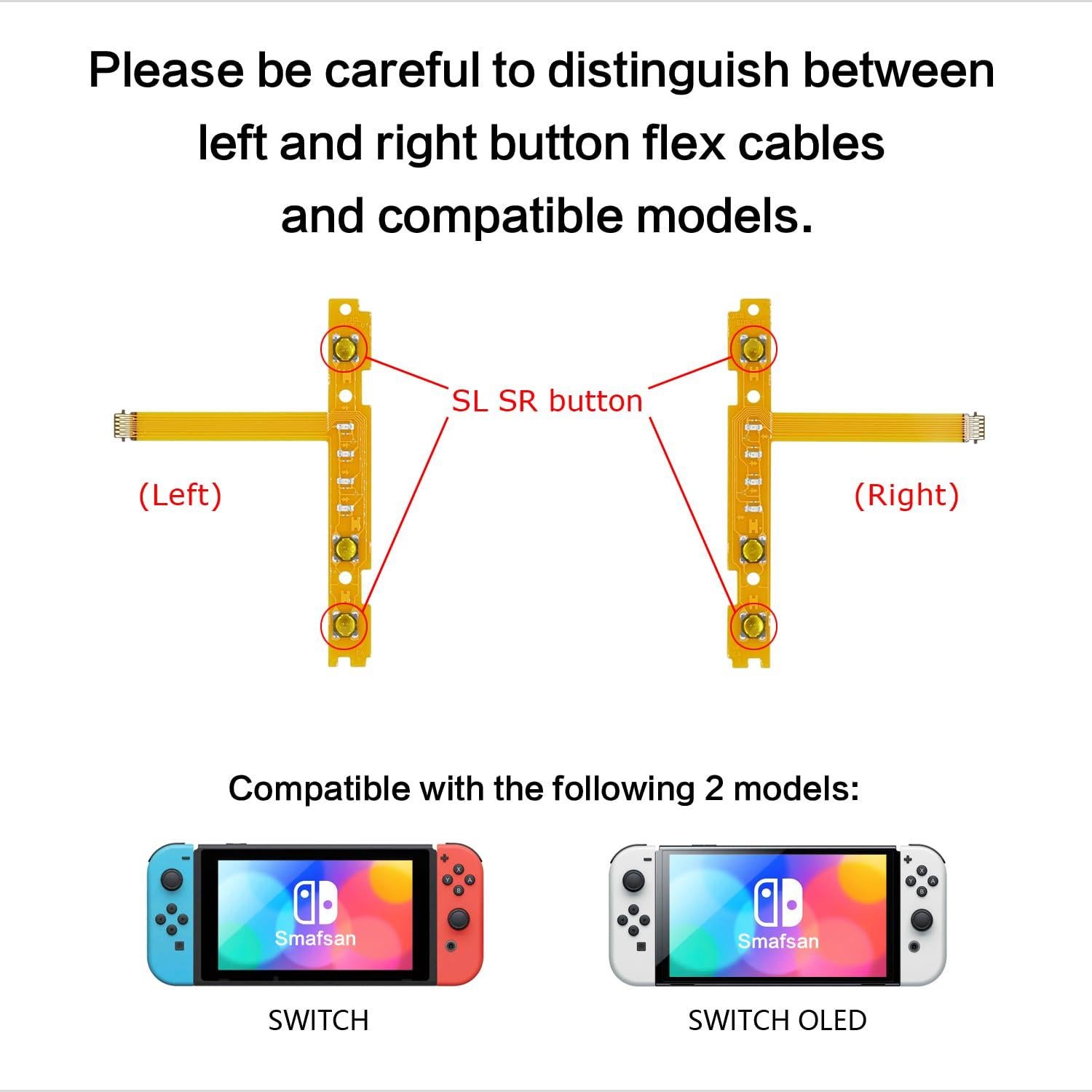 Cable Flex Reemplazo SL SR SmaFsan para Nintendo Switch