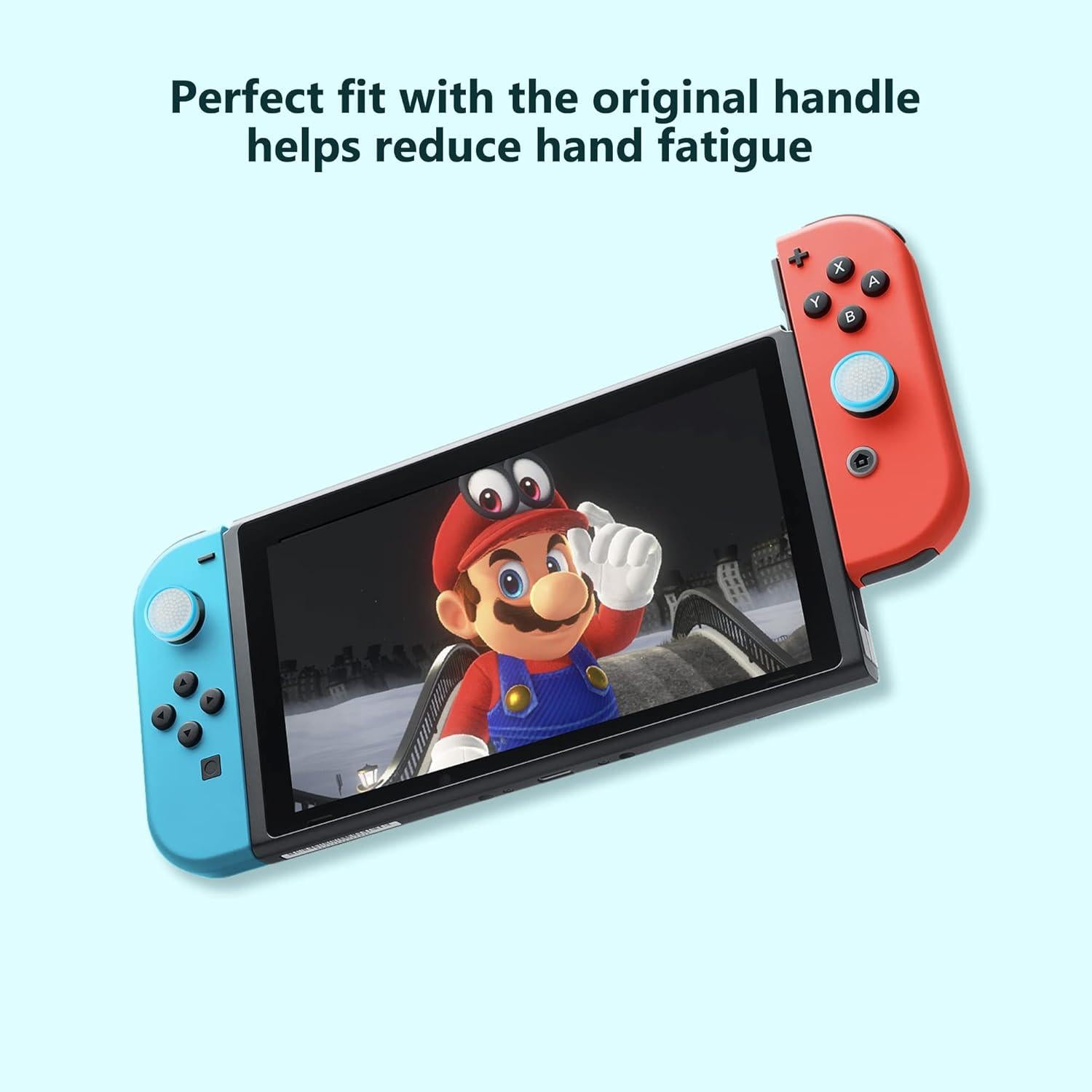 Tapa de Pulgar Silicona Xahpower para Joycon Switch 6PCS