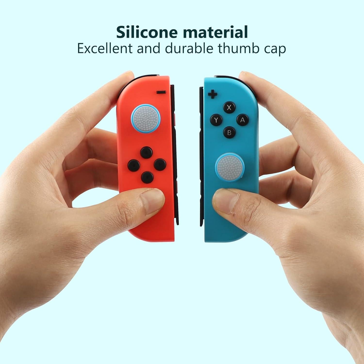 Tapa de Pulgar Silicona Xahpower para Joycon Switch 6PCS