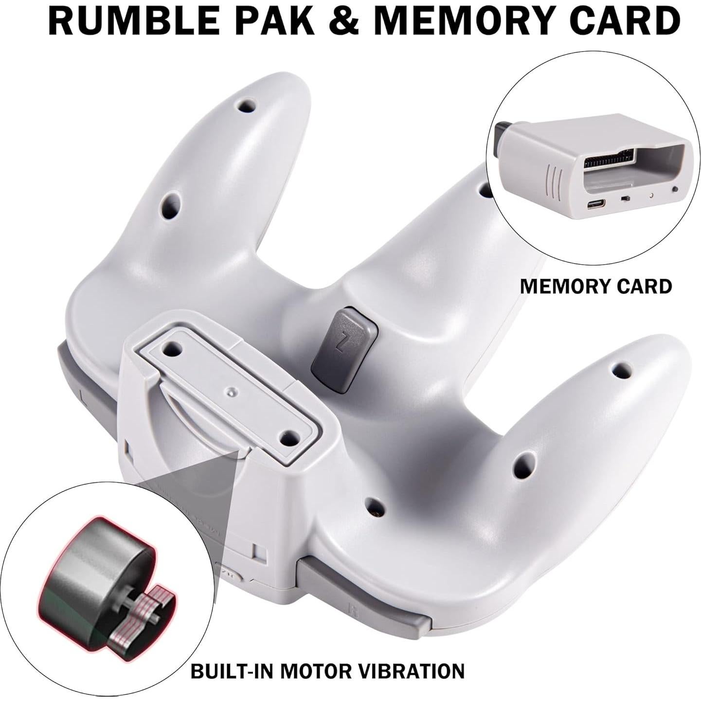 Controladores Inalámbricos KIWITATA N64 para Switch y PC