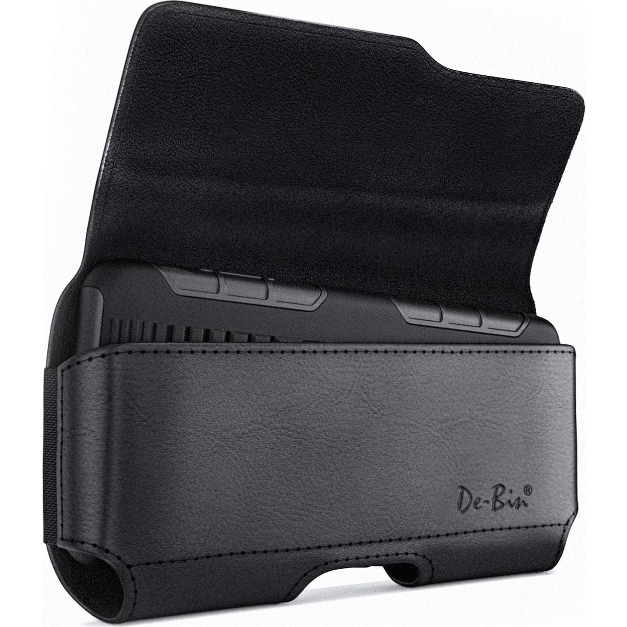 Funda DeBin para iPhone 16 Plus y Samsung Galaxy S24+ Negro