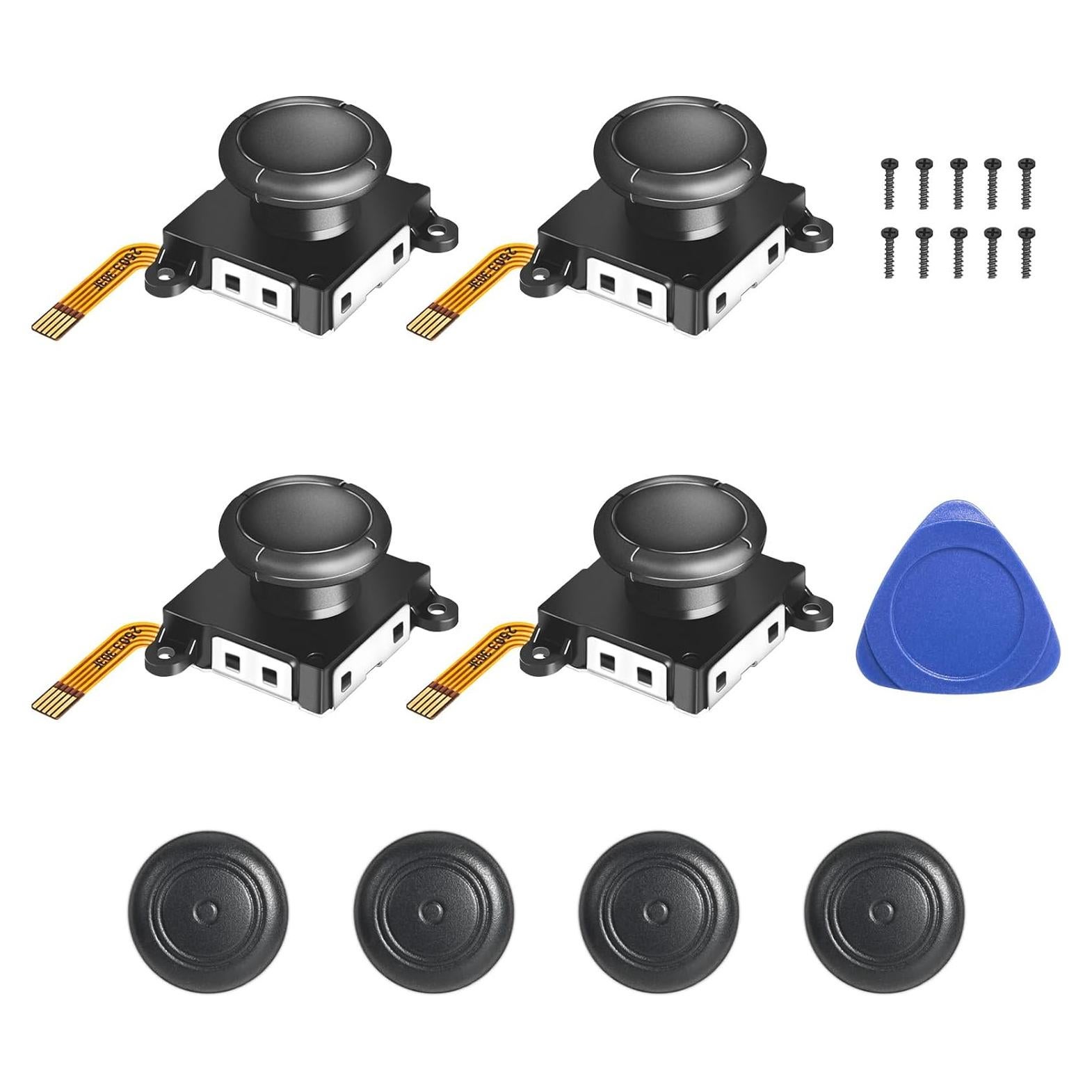 Paquete de 4 Joysticks Reemplazo para Nintendo Switch BGYTWEYTD