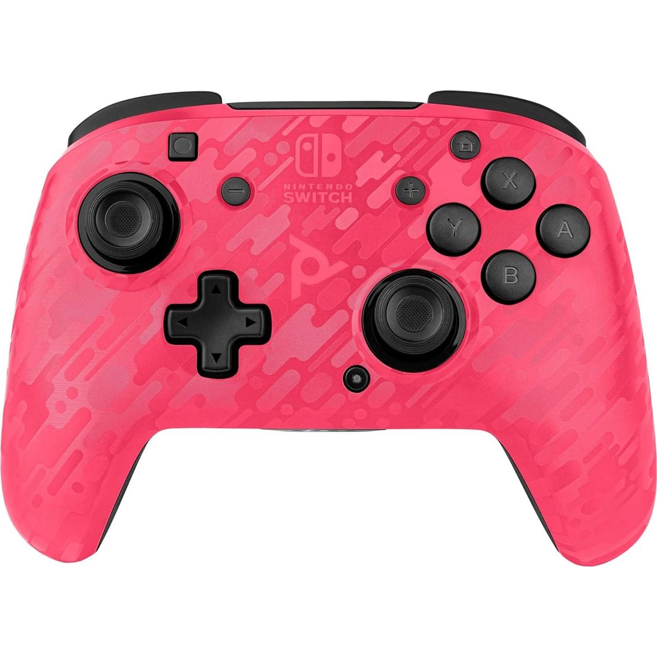 Controlador Inalámbrico PDP Gaming Faceoff Deluxe Camuflaje Rosa