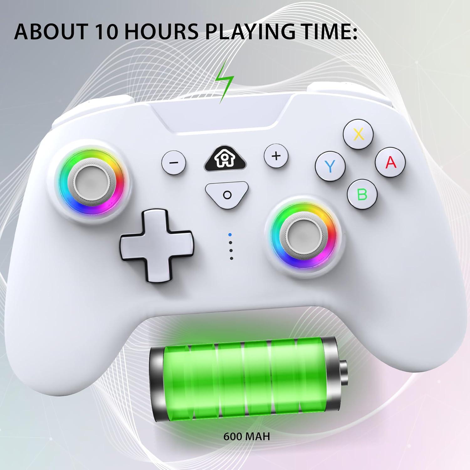 Controlador Inalámbrico Subsonic para Switch - LED y Giroscopio