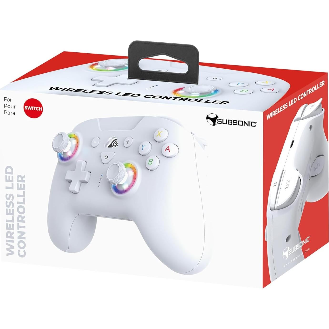 Controlador Inalámbrico Subsonic para Switch - LED y Giroscopio