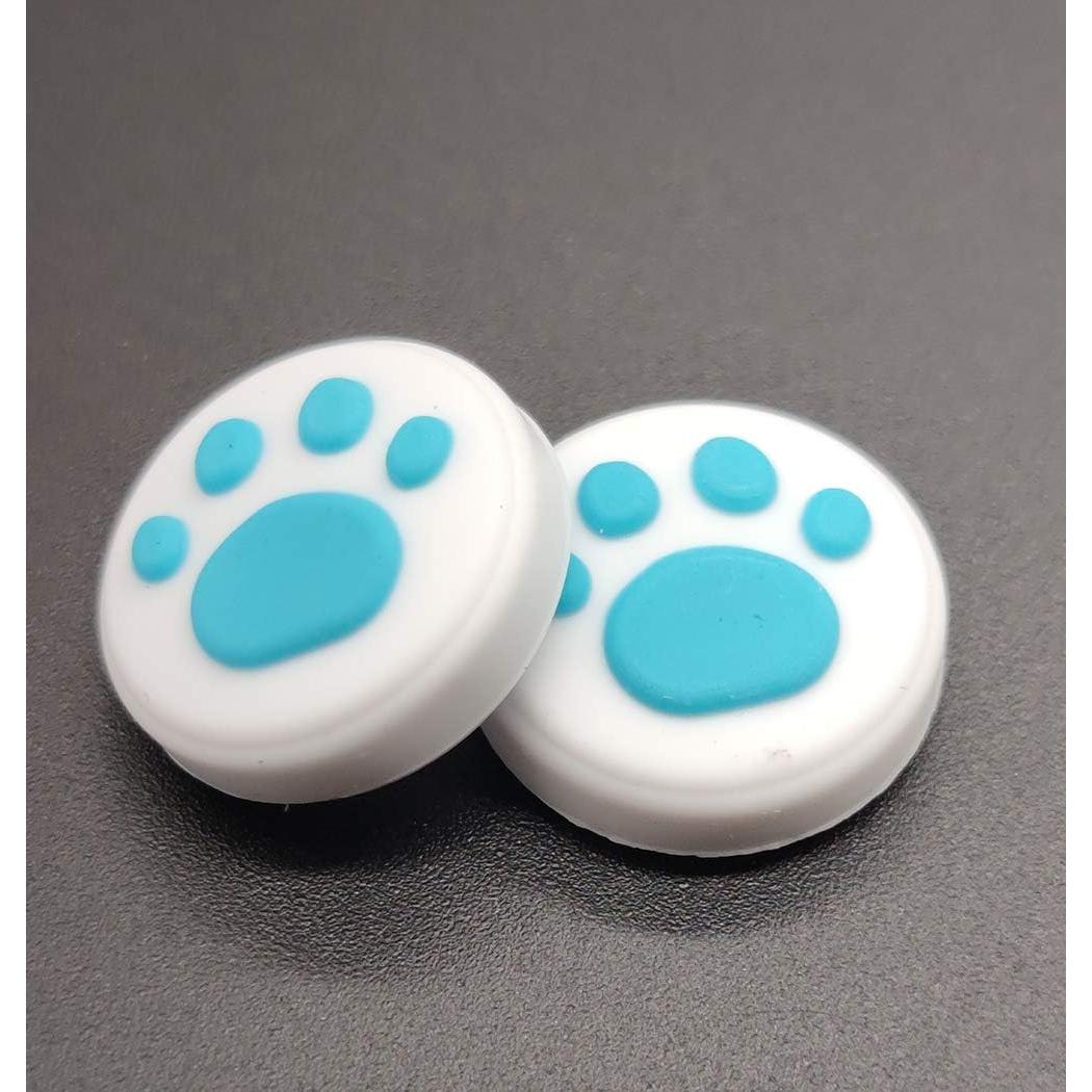 Tapa de agarre de joystick analógico Ambertown para Switch NS y Lite - Azul y Verde (2 Piezas)