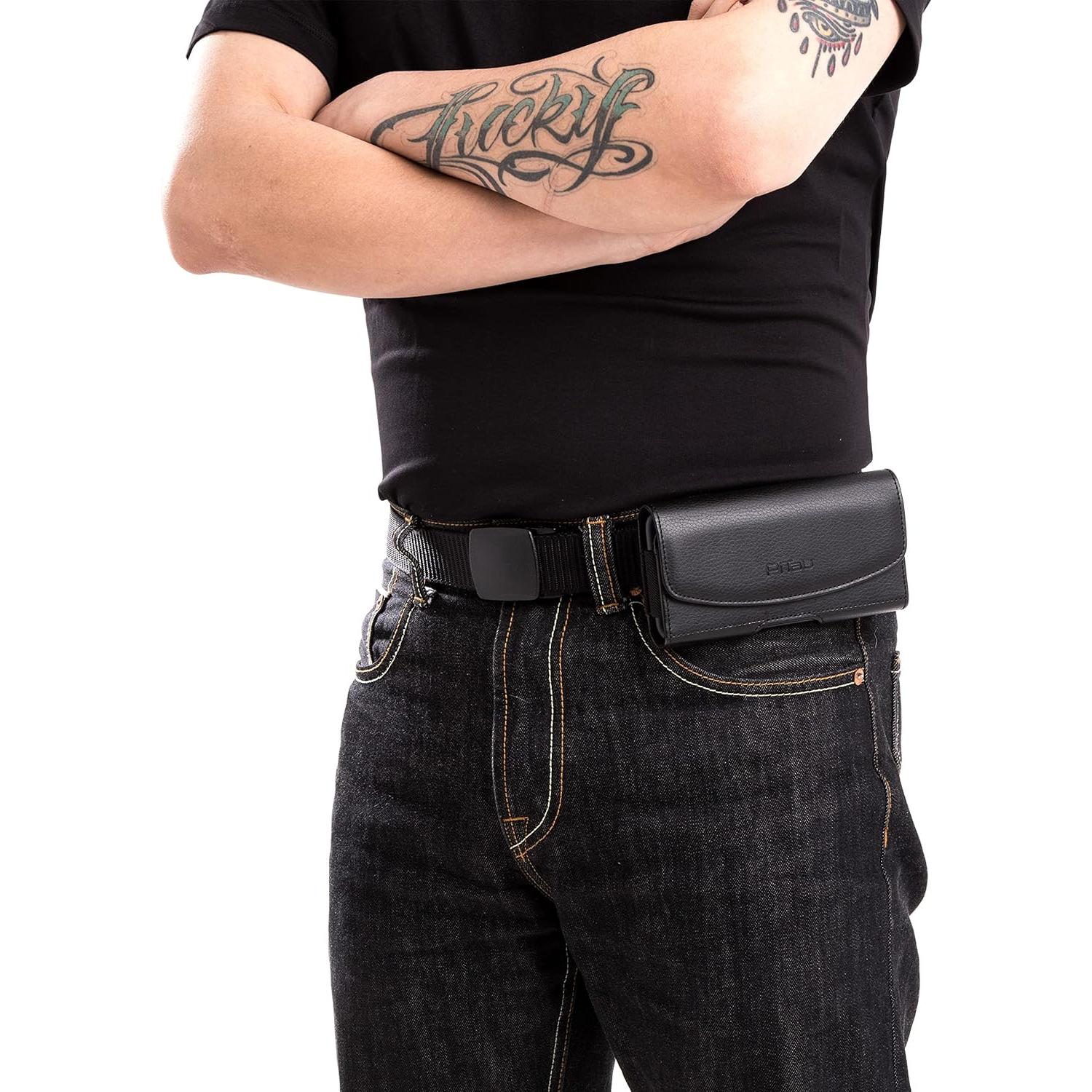 Funda para iPhone 16 Plus y Samsung Galaxy S23+ - Negra