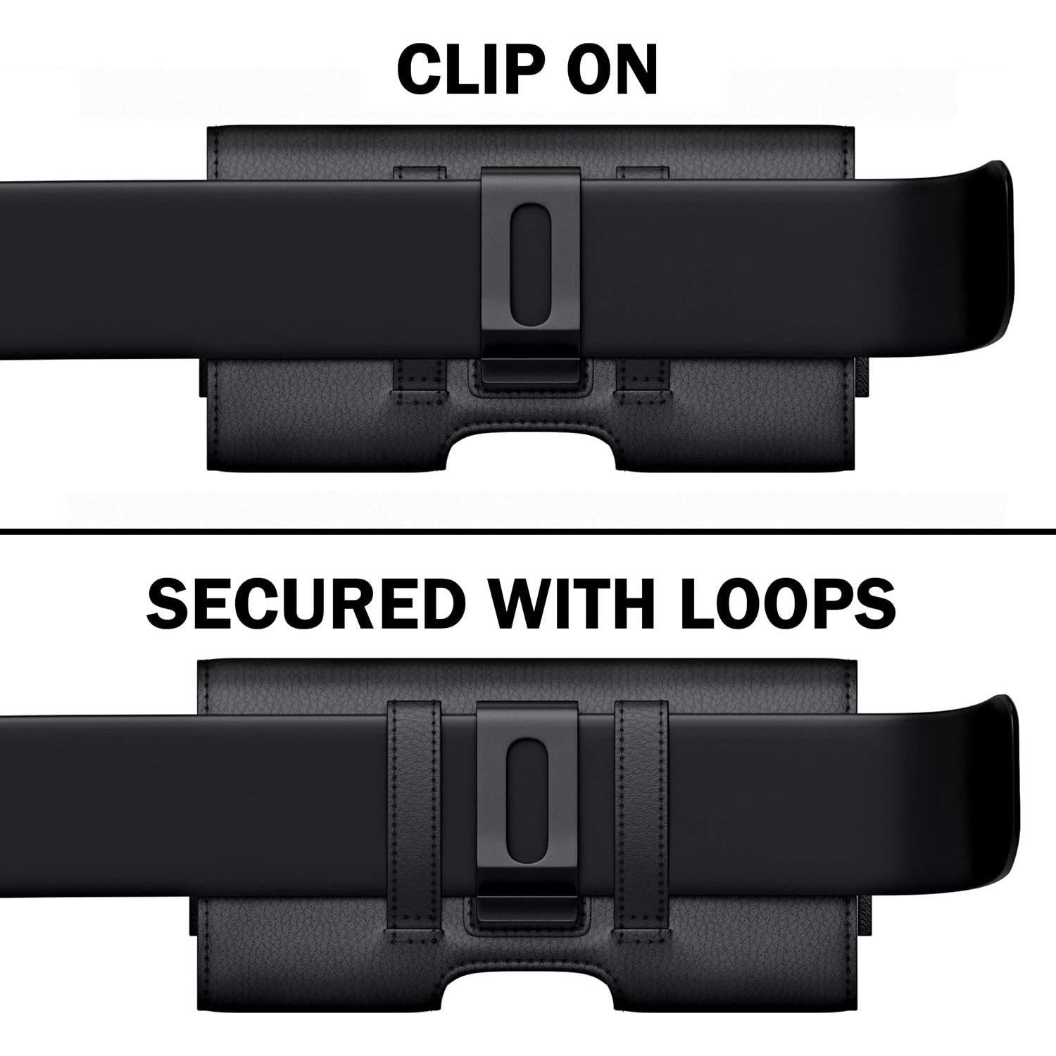 Funda para iPhone 16 Plus y Samsung Galaxy S23+ - Negra