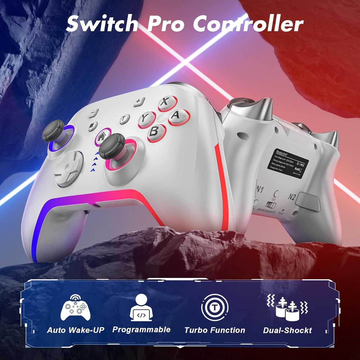 Controlador Pro Inalámbrico RuntoGOL para Switch y PC