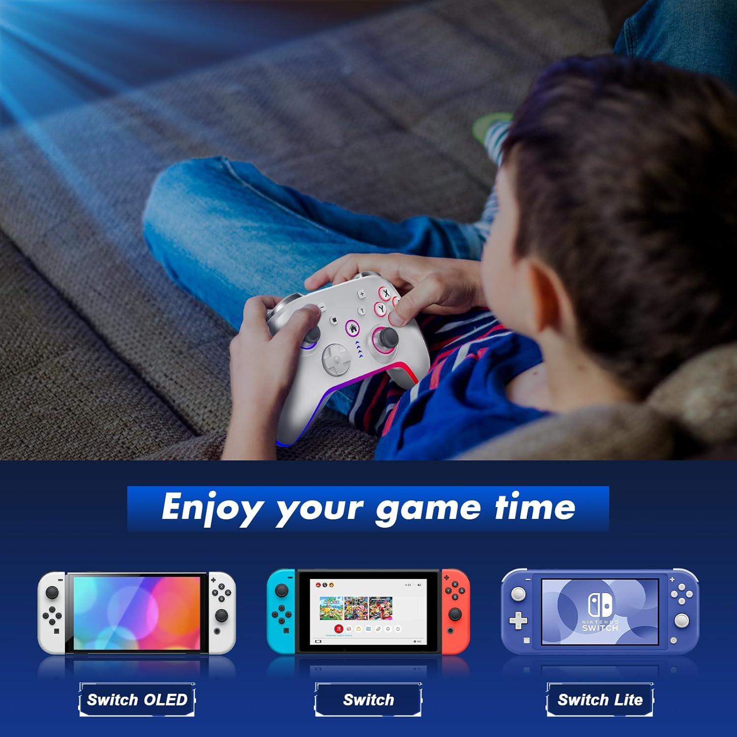 Controlador Pro Inalámbrico RuntoGOL para Switch y PC