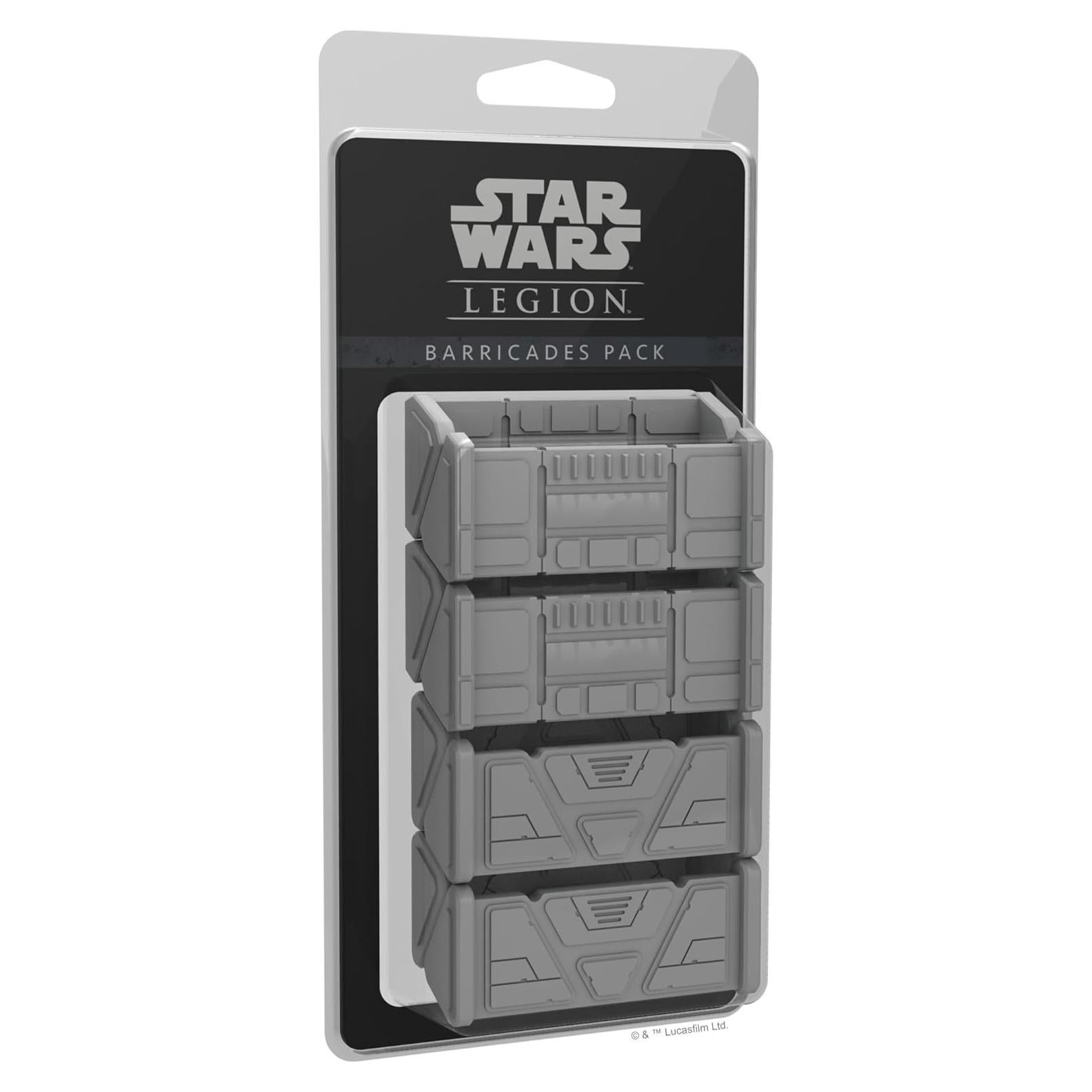 Star Wars: Legion BARRICADES PACK - Enhance Your Terrain and Trooper Cover! Tabletop Miniatures Game, Strategy Game for Kids and Adults, Ages 14+, 2 Players, 3 Hour Playtime, Made by Atomic Mass Games