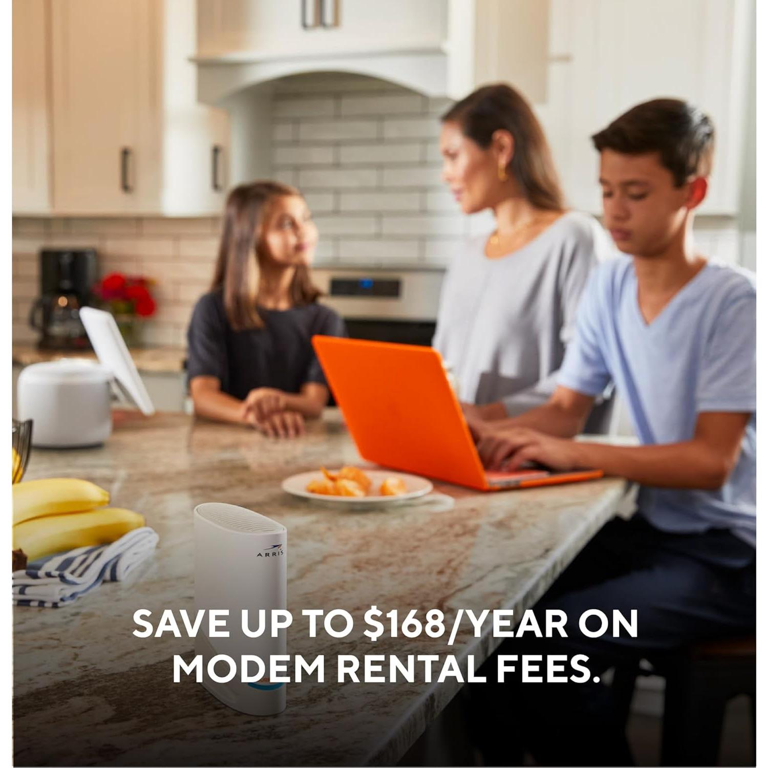 Módem y Enrutador ARRIS G34 DOCSIS 3.1 WiFi 6 1 Gbps