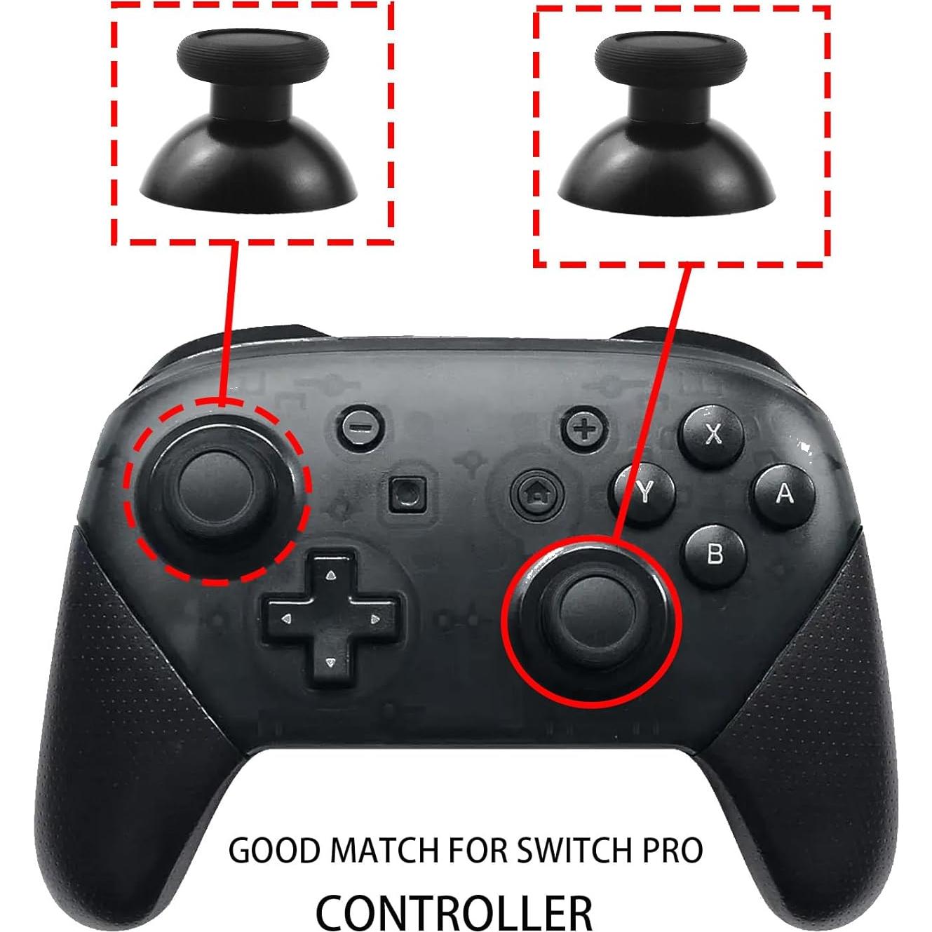 Joystick Analog CTHTBZ 8 Piezas para Nintendo Switch Pro