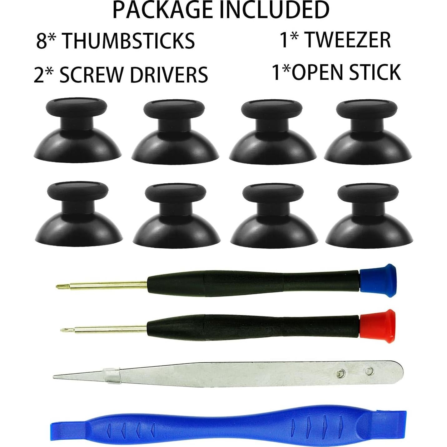 Joystick Analog CTHTBZ 8 Piezas para Nintendo Switch Pro