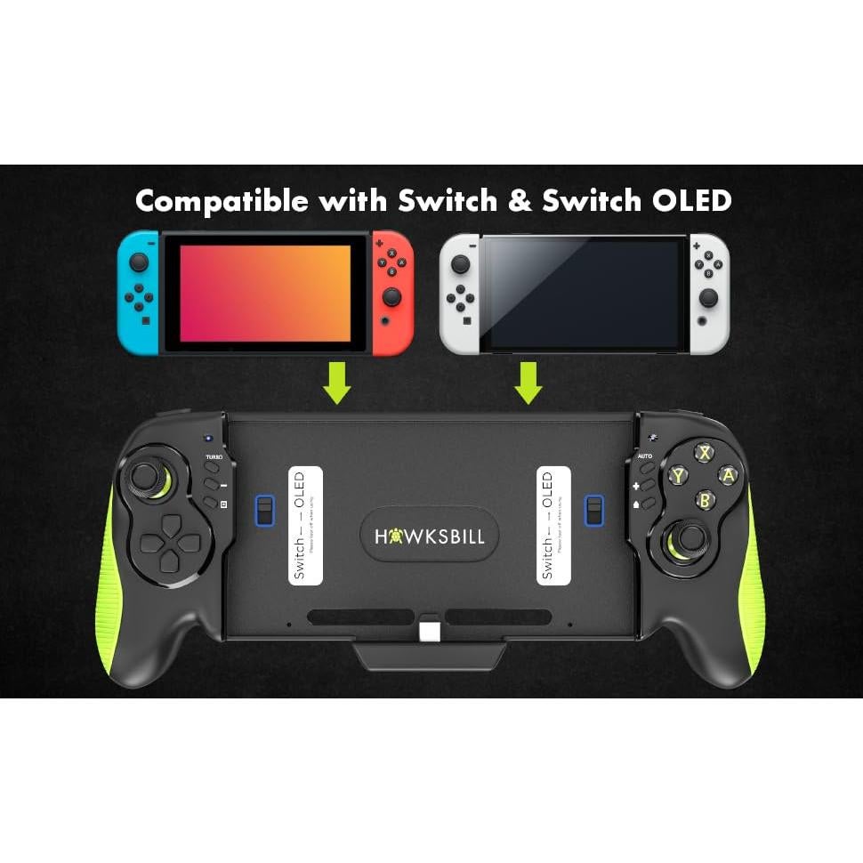Controlador Pro Hawksbill para Nintendo Switch con Turbo