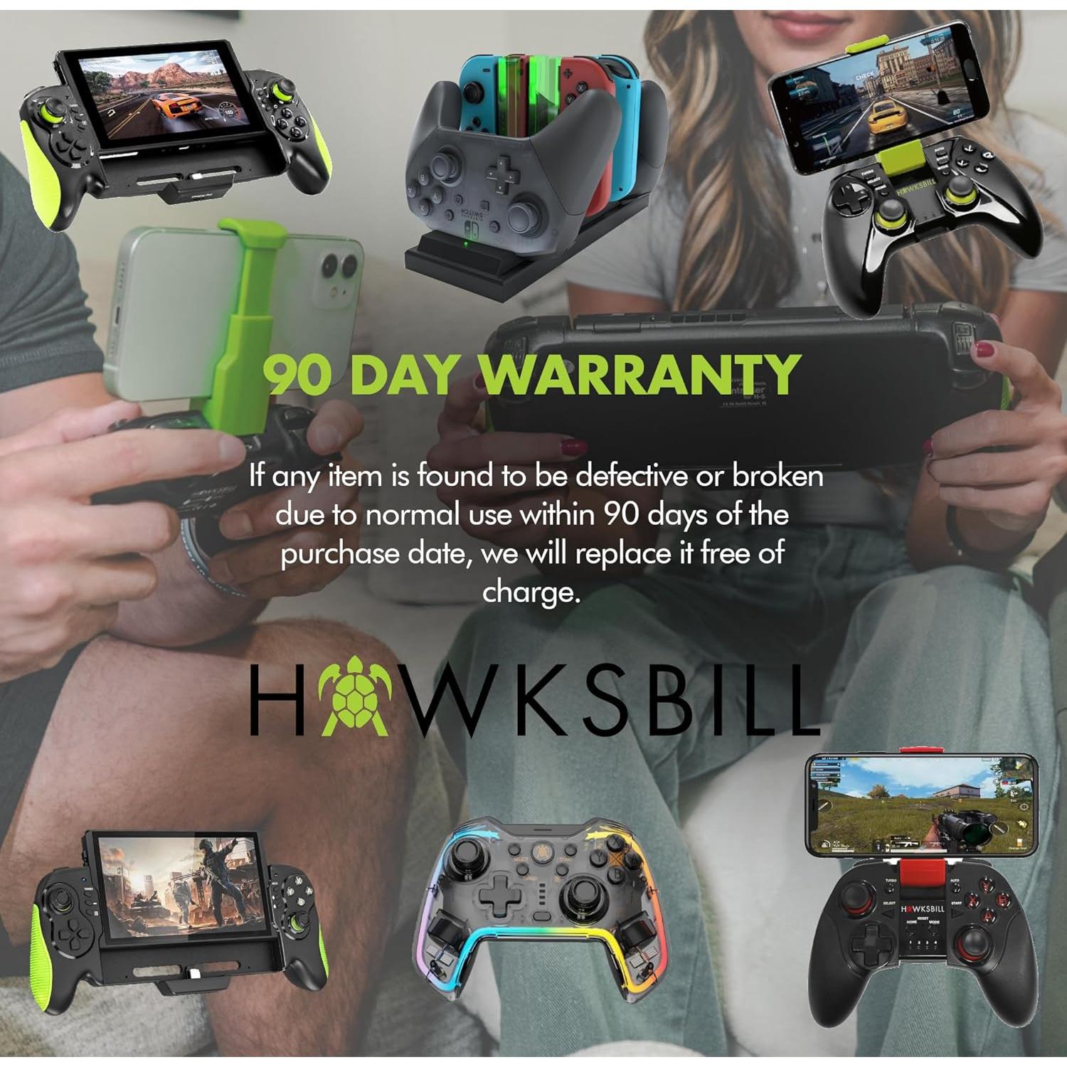 Controlador Pro Hawksbill para Nintendo Switch con Turbo