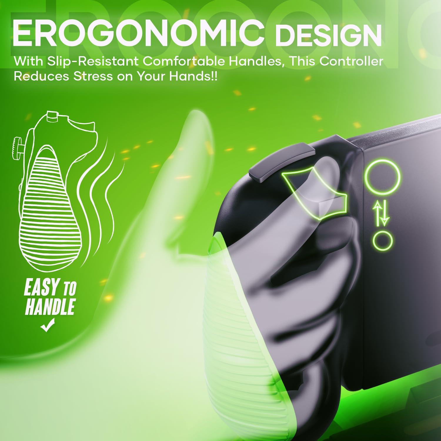 Controlador Pro Hawksbill para Nintendo Switch con Turbo