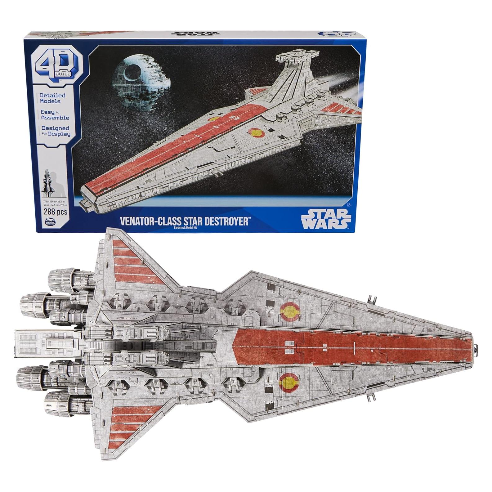 Kit Modelo 3D Star Wars Venator-Class 4D Build 288 Piezas