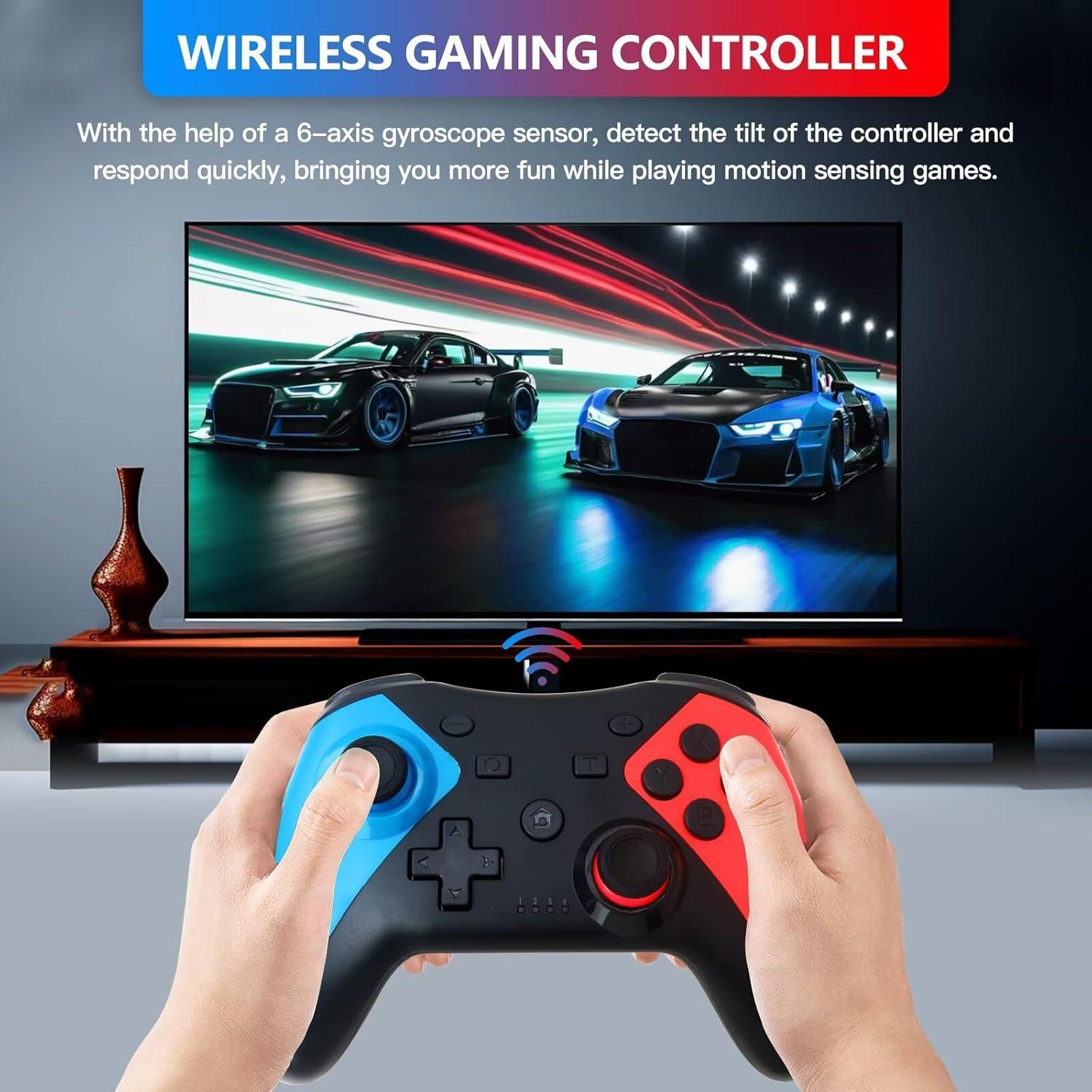 Controlador Inalámbrico USonline911 para Nintendo Switch - 6 Ejes