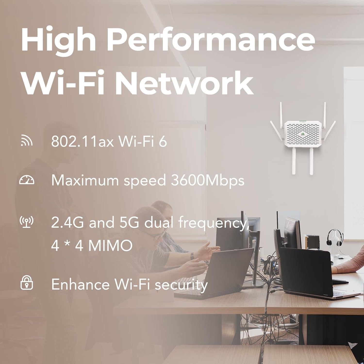 Enrutador 5G InHand Networks FWA02 Wi-Fi 6 Doble SIM