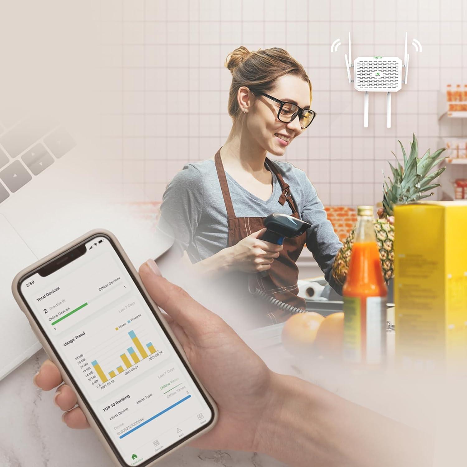 Enrutador 5G InHand Networks FWA02 Wi-Fi 6 Doble SIM