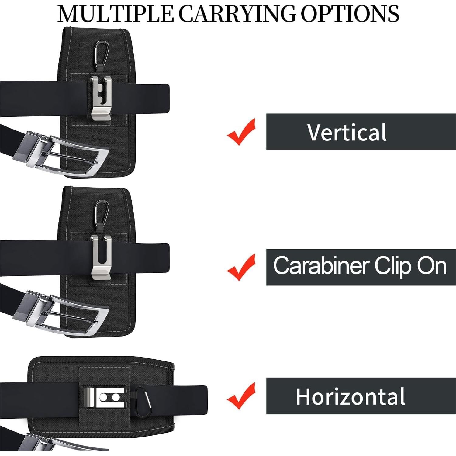 Funda Holster CoverON para Google Pixel 9 Pro y 8a Negra