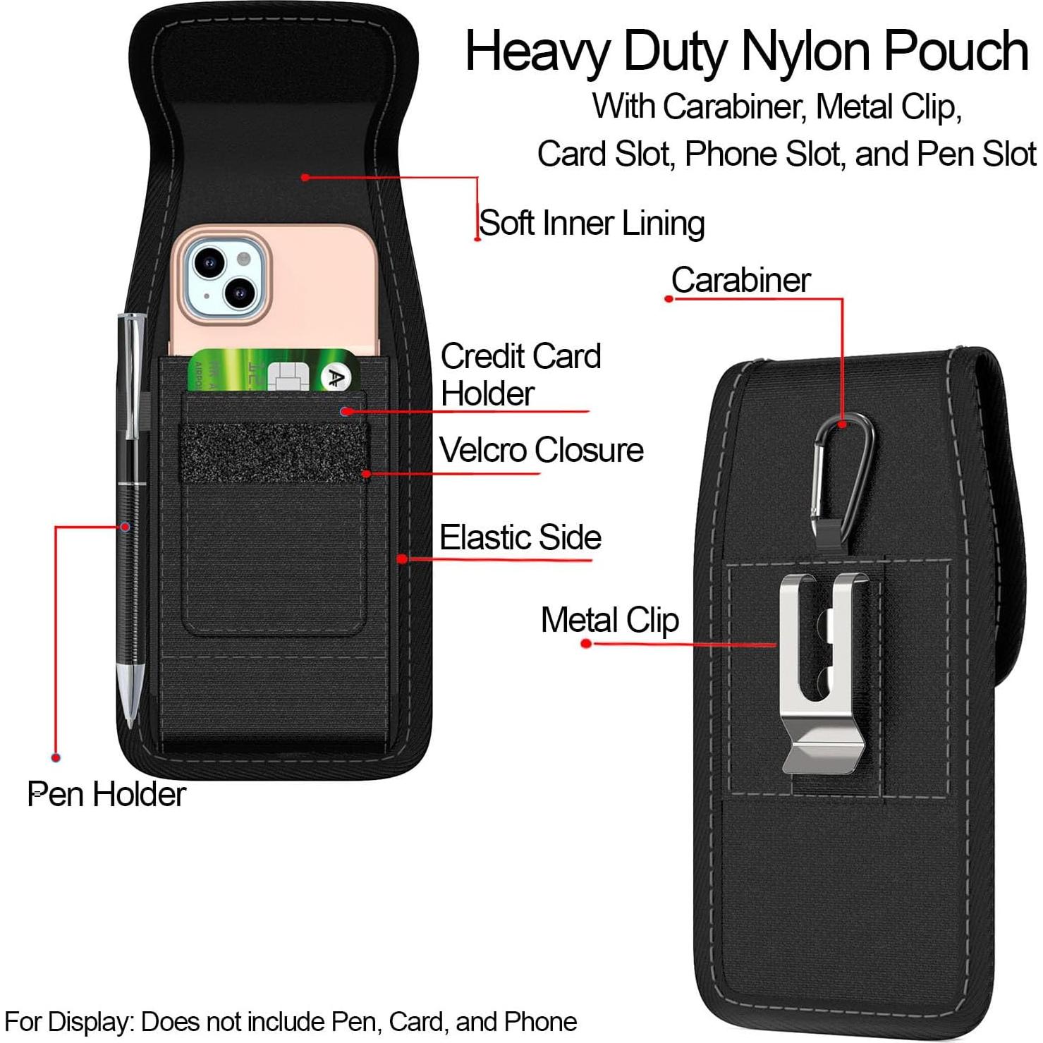 Funda Holster CoverON para Google Pixel 9 Pro y 8a Negra